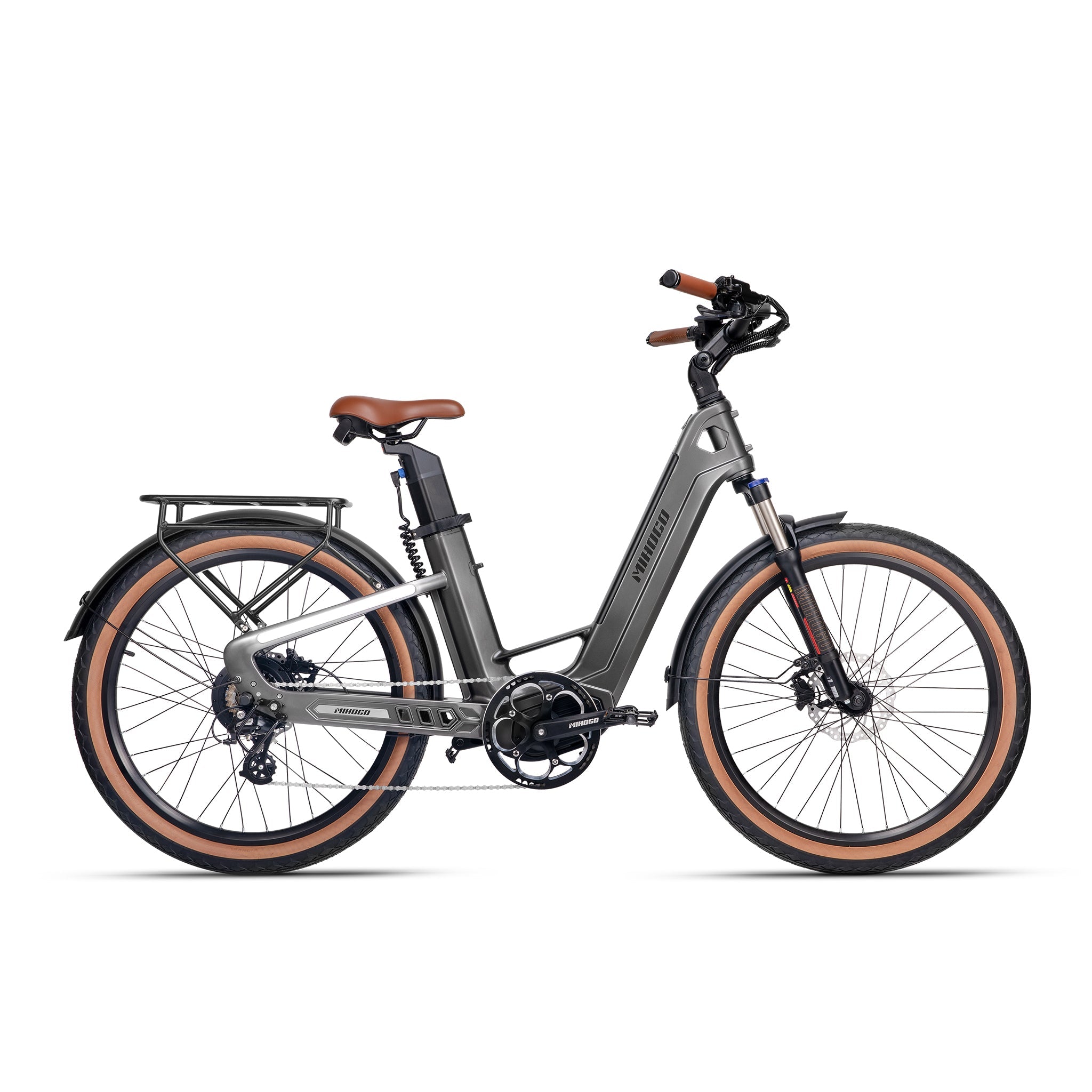 MIHOGO Air Carbon Step-Thru | Ultralight Folding E-Bike for City & Trail - MIHOGO EU