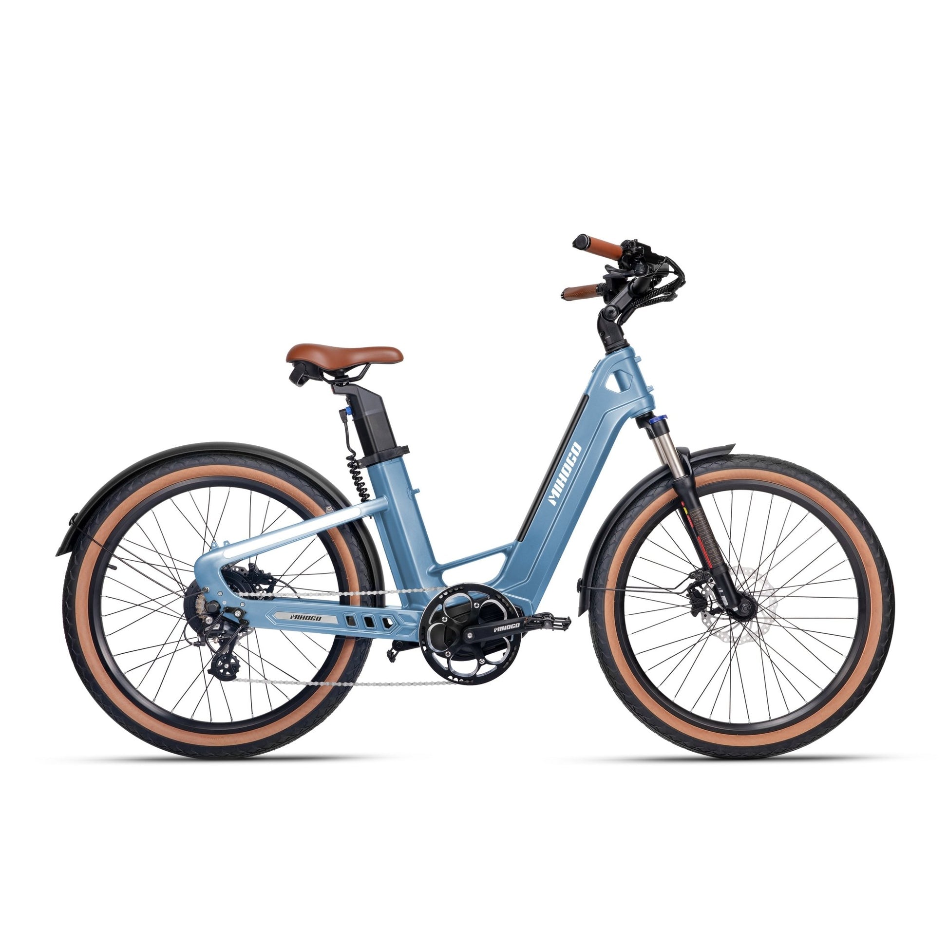 MIHOGO Air Carbon Step-Thru | Ultralight Folding E-Bike for City & Trail - MIHOGO EU