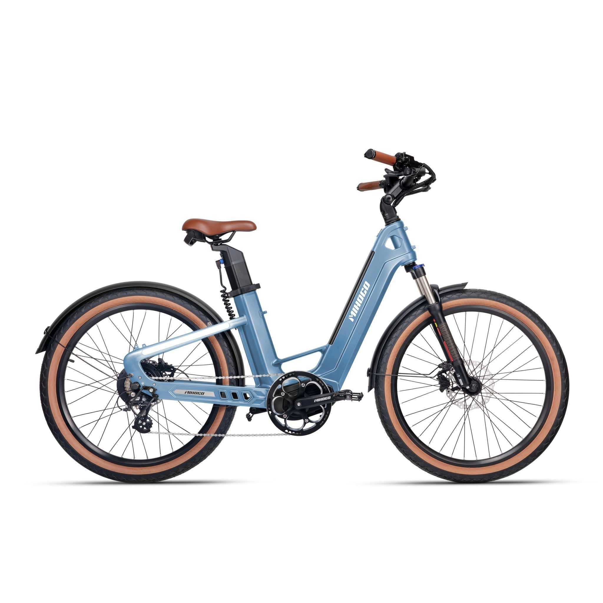 MIHOGO Air Carbon Step-Thru | Ultralight Folding E-Bike for City & Trail - MIHOGO EU