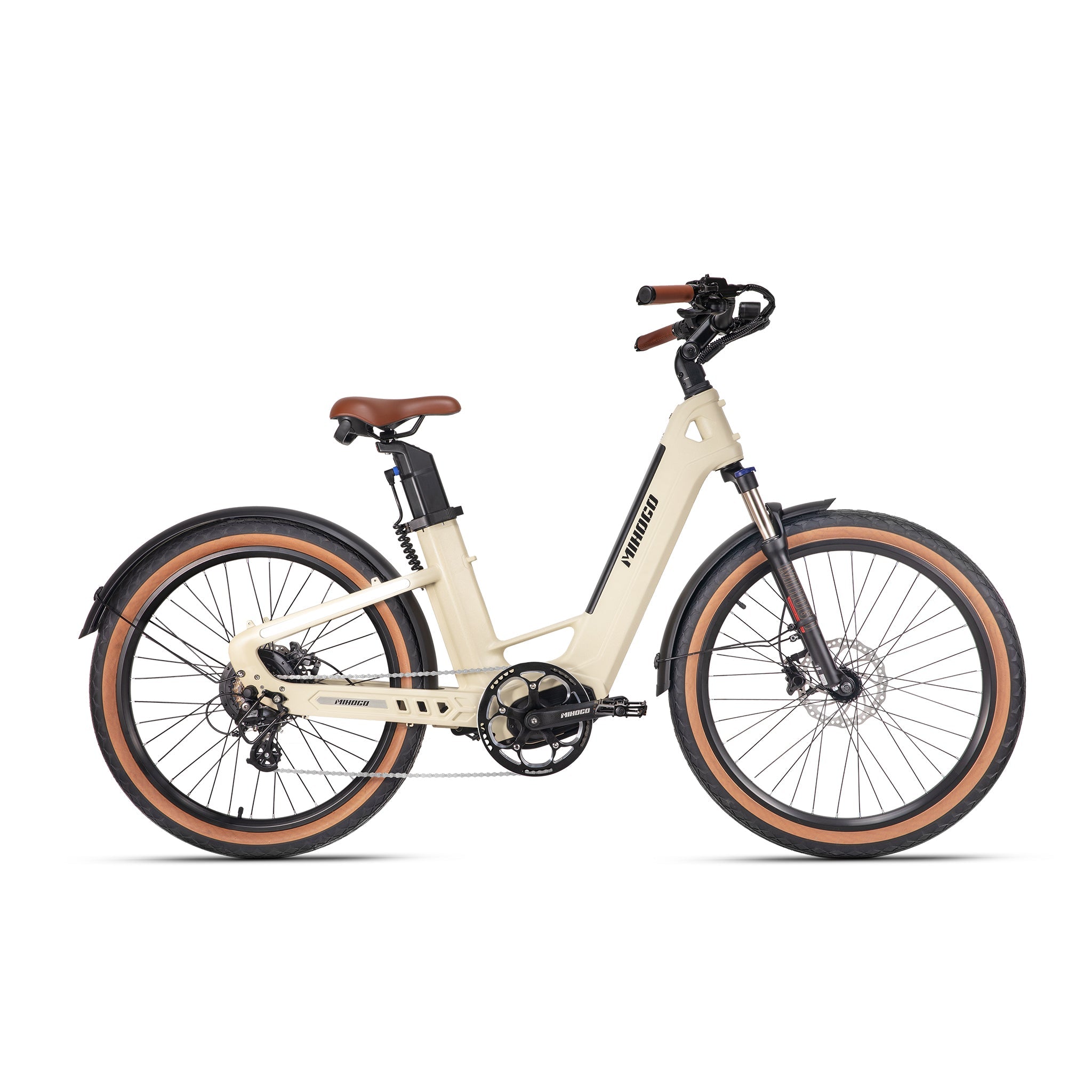 MIHOGO Air Carbon Step-Thru | Ultralight Folding E-Bike for City & Trail - MIHOGO EU